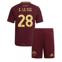 AS Roma Enzo Le Fee #28 Replica Home Minikit 2024-25 Short Sleeve (+ pants)